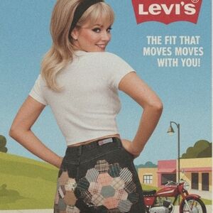 VTG Levi's × Dry Goods Patchwork High Rise Jeans Size 12